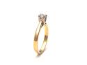 18ct Yellow Gold Diamond Solitaire Ring