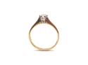 18ct Yellow Gold Diamond Solitaire Ring