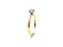 18ct Yellow Gold Diamond Solitaire Ring