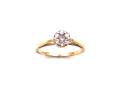 18ct Yellow Gold Diamond Cluster Ring