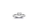 Platinum Diamond Solitaire Ring