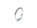 Platinum Diamond Half Eternity Ring 0.26ct