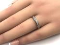 Platinum Diamond Half Eternity Ring