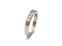 Platinum Diamond Half Eternity Ring