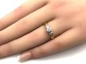 18ct Yellow Gold 3 Stone Diamond Ring 0.25ct