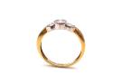 18ct Yellow Gold 3 Stone Diamond Ring 0.25ct