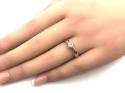 18ct 2 Colour Diamond Solitaire Ring 0.25ct