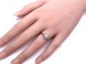 18ct Diamond Halo Solitaire Ring