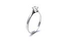 Platinum Diamond Solitaire Ring