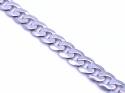 9ct White Gold Flat Curb Bracelet