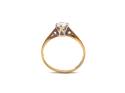 18ct Yellow Gold Diamond Solitaire Ring