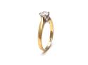 18ct Yellow Gold Diamond Solitaire Ring