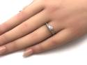 9ct White Gold Diamond Solitaire Ring