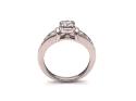 9ct White Gold Diamond Solitaire Ring