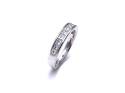 Platinum Princess Cut Diamond Eternity Ring 0.76ct