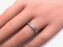 Platinum Princess Cut Diamond Eternity Ring 0.76ct