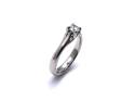 Platinum Diamond Solitaire Ring 0.26ct