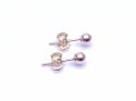 9ct Yellow Gold Ball Stud Earrings 3mm