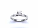 Platinum Diamond Solitaire Ring