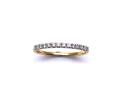 18ct Yellow Gold Diamond Claw Set Eternity Ring