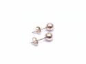 9ct Yellow Gold Ball Stud Earrings 5mm