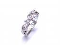 Platinum Diamond Filigree Ring 0.08ct