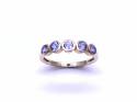 9ct Tanzanite 5 Stone Ring