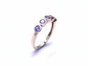 9ct Tanzanite 5 Stone Ring