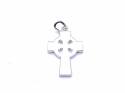 Silver Engraved Celtic Cross Pendant