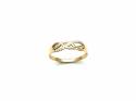 Diamond Cut Plaited Band Ring