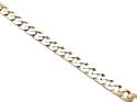 9ct Yellow Gold Curb Bracelet 8 inch