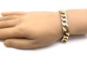 9ct Yellow Gold Curb Bracelet 8 inch