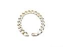 9ct Yellow Gold Curb Bracelet 8 inch