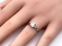 Platinum Diamond Solitaire Ring 1.00ct