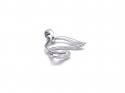 Silver Dolphin Pendant 28x15mm