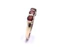 9ct Yellow Gold Garnet 5 Stone Ring