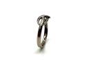 9ct White Gold Shaped Diamond Ring