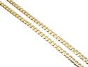 9ct Yellow Gold Curb Chain 24 Inch