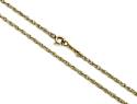 9ct Yellow Gold Fine Chain 18 Inch