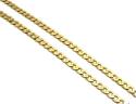 9ct Yellow Gold Curb Chain 22 Inch