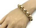 9ct Yellow Gold Belcher Bracelet 8 3/4