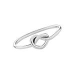 Silver Knot Ring Size N