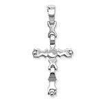 Silver Moveable Cross Pendant 70x32mm