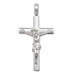 Silver Crucifix Pendant 44x23mm