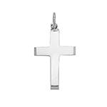 Silver Plain Cross Pendant 22x20mm