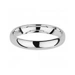 Silver Tradtional Court Wedding Ring 3mm