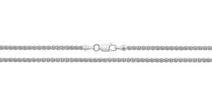 Silver Spiga Chain 24 Inch