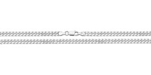 Silver Close Curb Chain 30 Inch