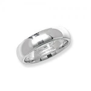 Silver Traditional Court Wedding Ring 6mm
