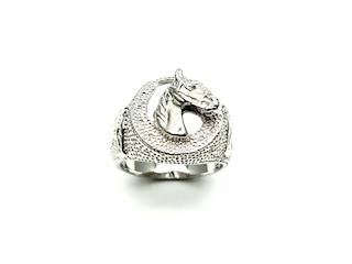 Silver Horseshoe Ring